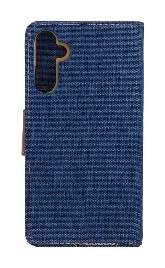 Pouzdro Canvas Samsung A34 knížkové modré tmavé 108426 - náhled 2