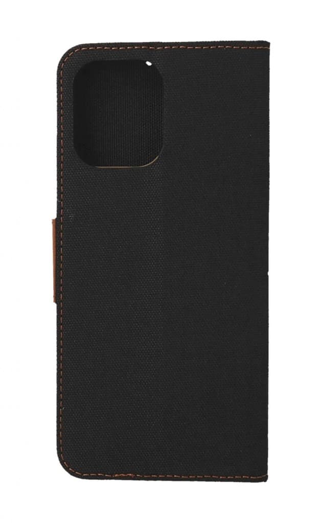 Pouzdro Canvas Xiaomi Redmi 12 knížkové černé 115720 - náhled 2