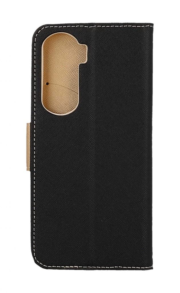 Pouzdro TopQ Honor 90 Lite 5G knížkové černo-zlaté 115730 - náhled 2