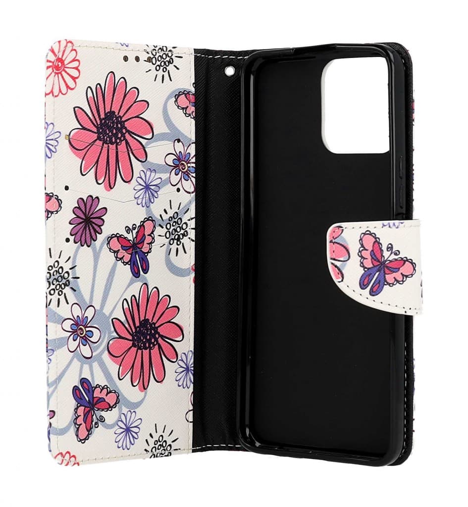 Pouzdro TopQ Honor X8 knížkové Flowers 93921 - náhled 3