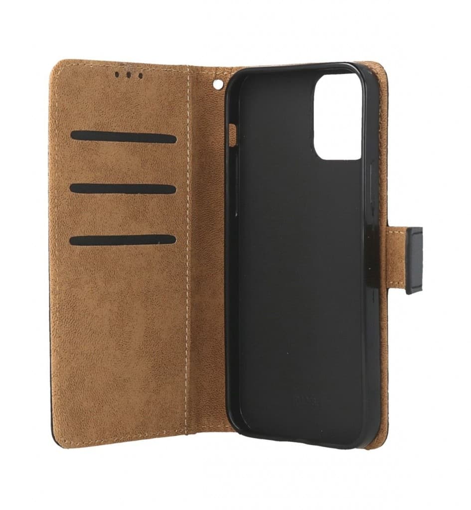 Pouzdro TopQ iPhone 12 knížkové černé s přezkou 2 91299 - náhled 3