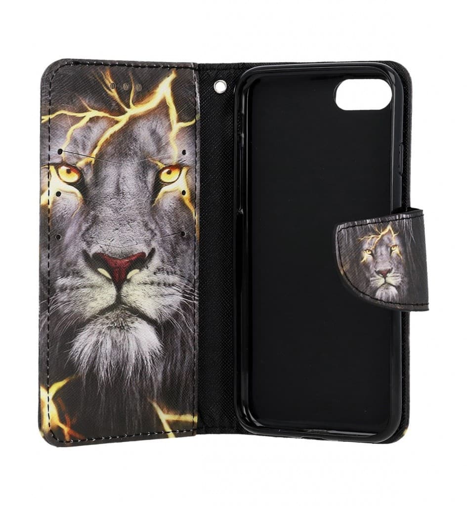 Pouzdro TopQ iPhone SE 2022 knížkové Magický lev 74725 - náhled 3