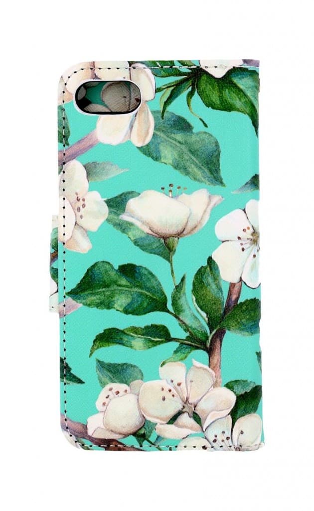 Pouzdro TopQ iPhone SE 2022 knížkové Malované květy 74760 - náhled 2