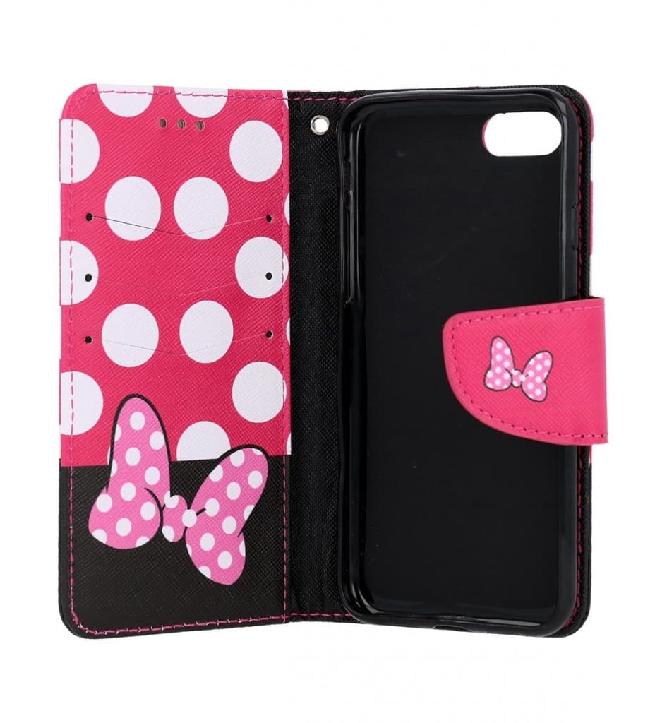 Pouzdro TopQ iPhone SE 2022 knížkové Minnie Mouse 74711 - náhled 3