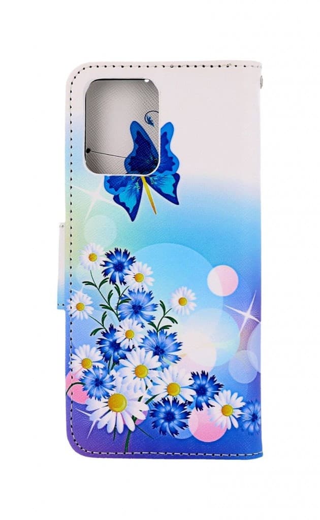 Pouzdro TopQ Realme 9 knížkové Bílé s motýlkem 75687 - náhled 2