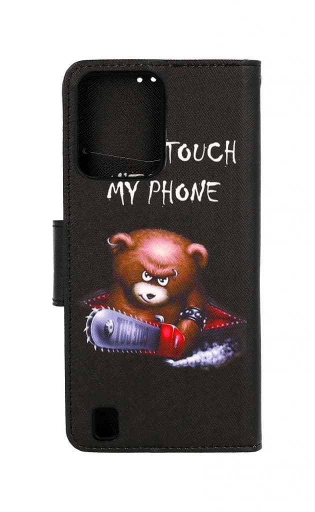 Pouzdro TopQ Realme C31 knížkové Don´t Touch méďa 74853 - náhled 2