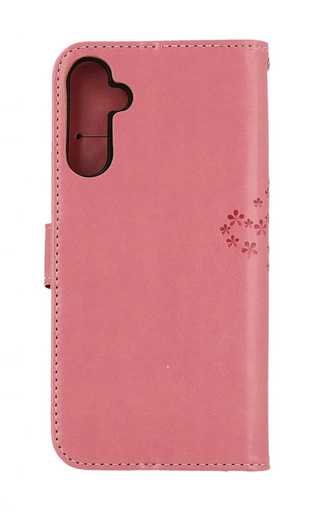 Pouzdro TopQ Samsung A34 knížkové Růžový strom sovičky 93568 - náhled 2