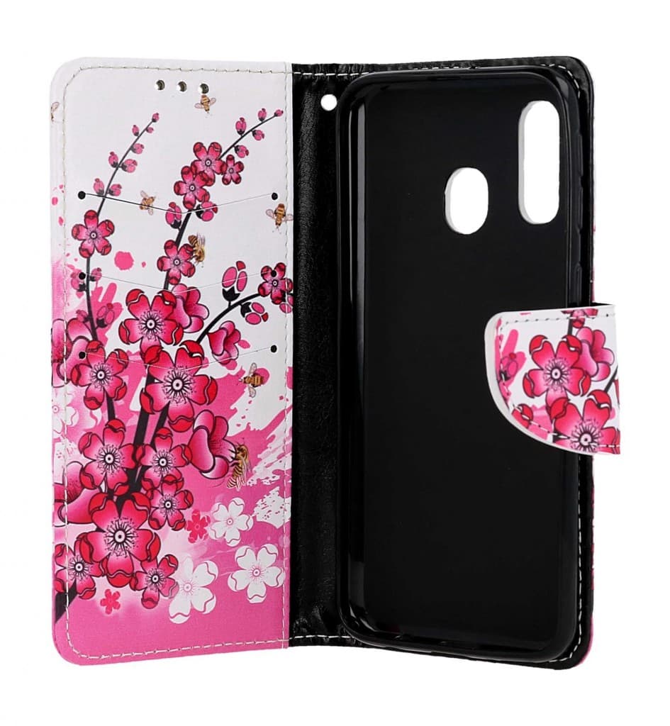Pouzdro TopQ Samsung A40 knížkové Kytičky 119822 - náhled 3