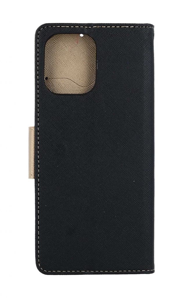 Pouzdro TopQ Xiaomi Redmi 12 knížkové černo-zlaté 107405 - náhled 2
