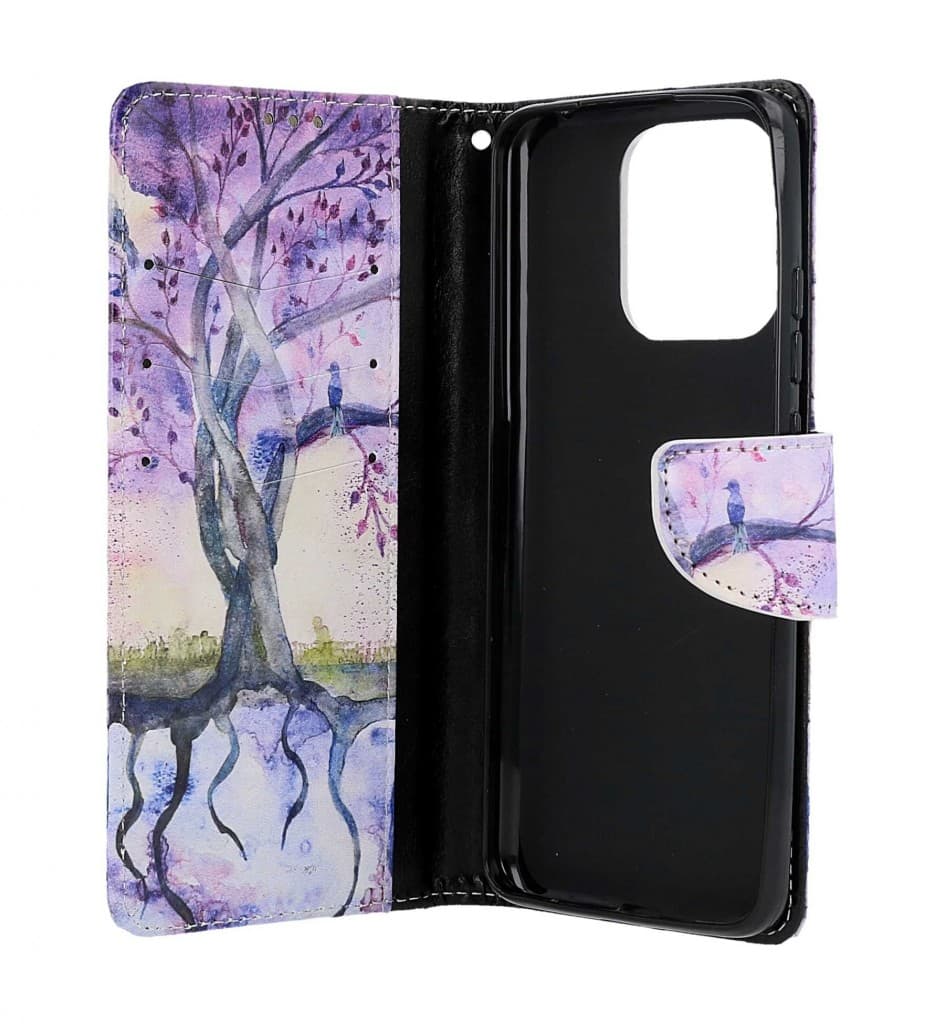 Pouzdro TopQ Xiaomi Redmi 12C knížkové Kresba stromu 112657 - náhled 3