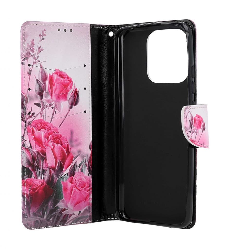 Pouzdro TopQ Xiaomi Redmi 12C knížkové Romantické růže 112655 - náhled 3