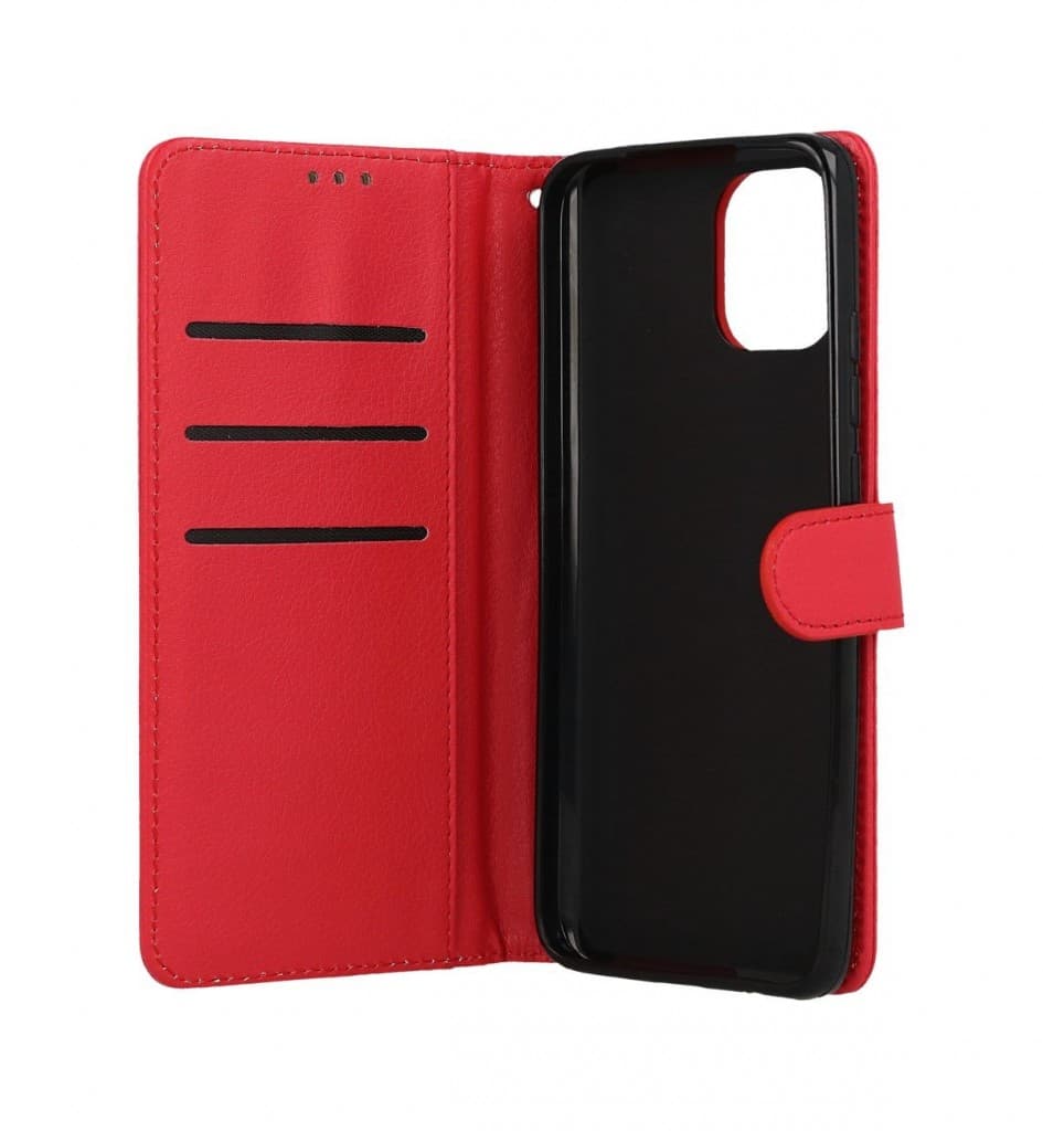 Pouzdro TopQ Xiaomi Redmi A1 knížkové červené s přezkou 86066 - náhled 3