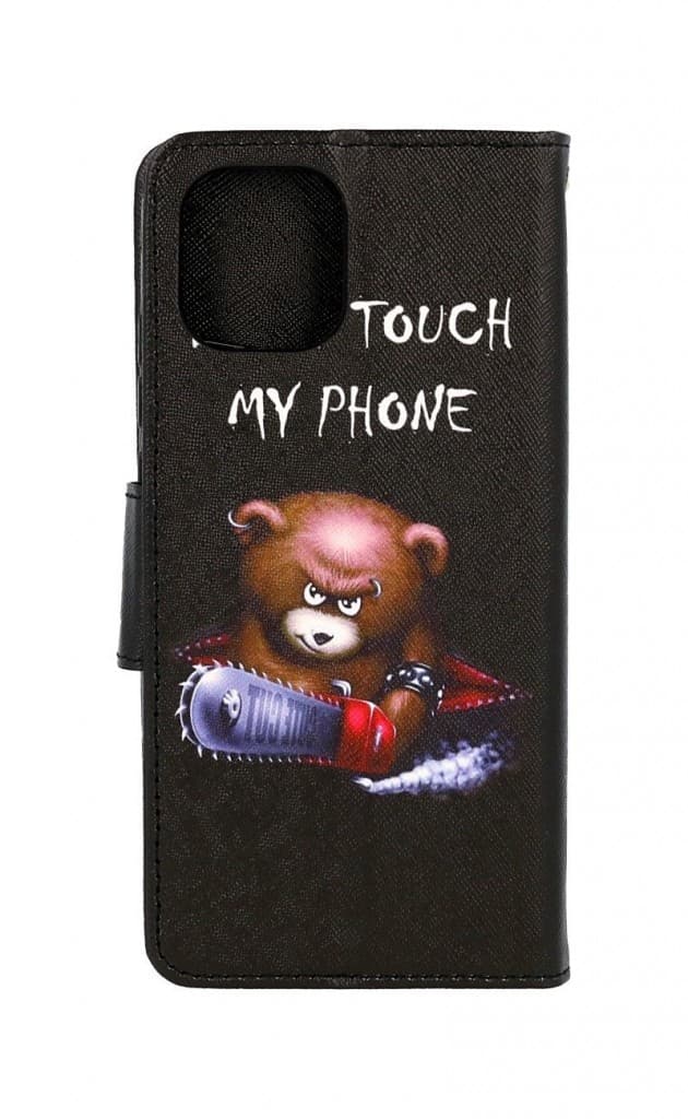 Pouzdro TopQ Xiaomi Redmi A1 knížkové Don't Touch méďa 86032 - náhled 2