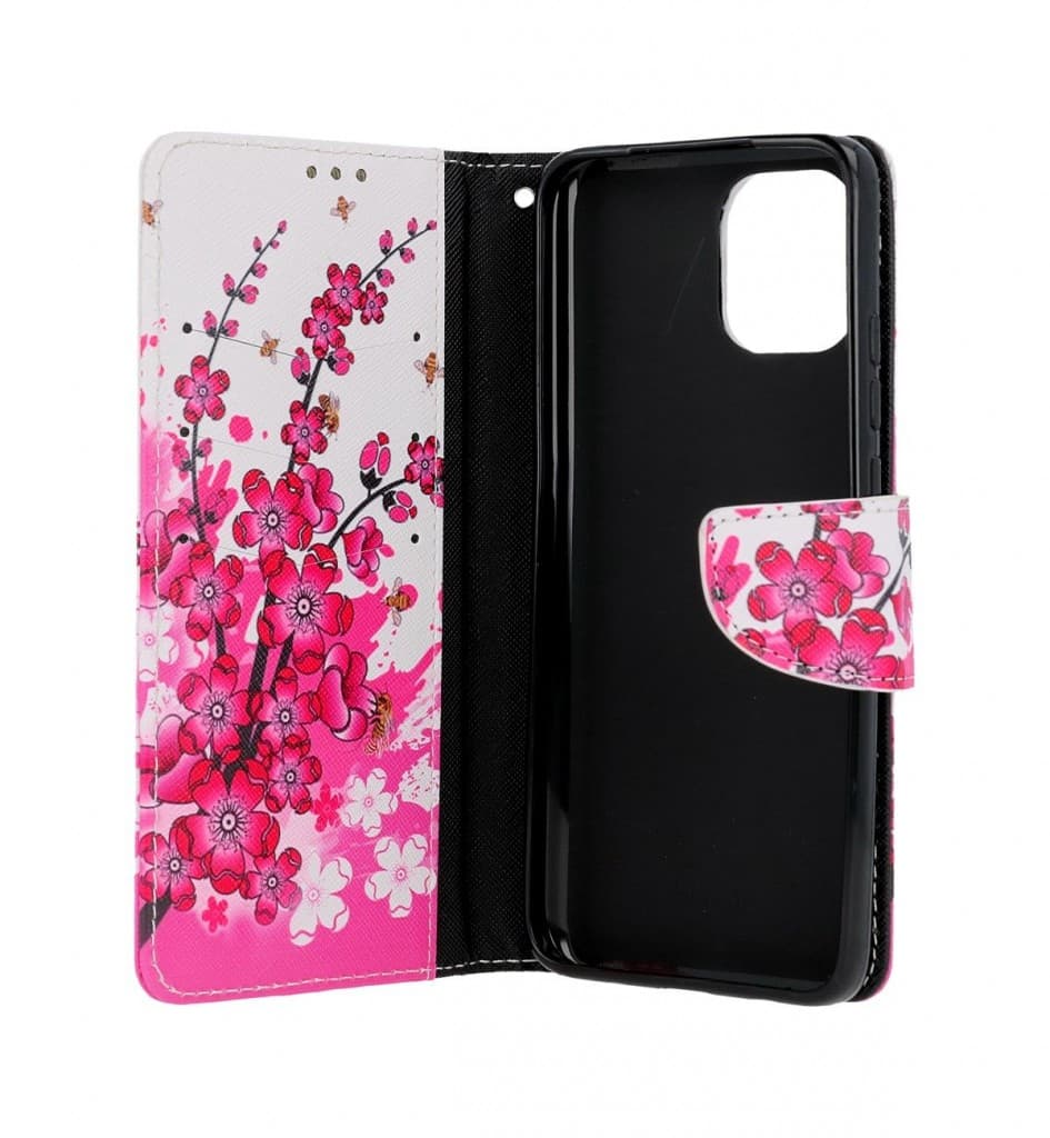 Pouzdro TopQ Xiaomi Redmi A1 knížkové Kytičky textil 86016 - náhled 3