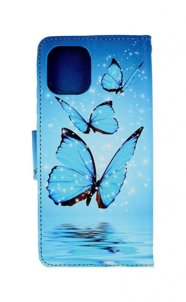 Pouzdro TopQ Xiaomi Redmi A1 knížkové Modří motýlci 86046 - náhled 2