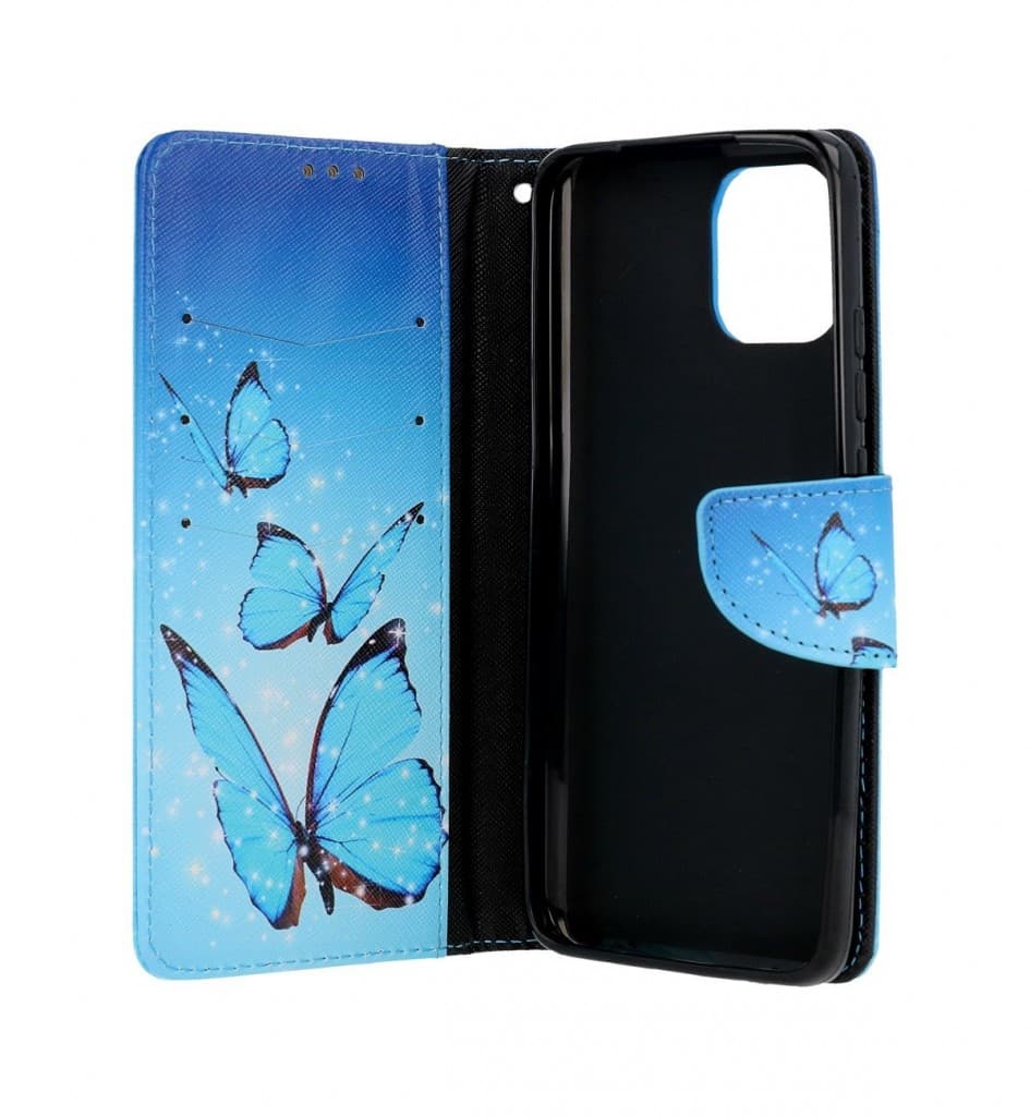 Pouzdro TopQ Xiaomi Redmi A1 knížkové Modří motýlci 86046 - náhled 3