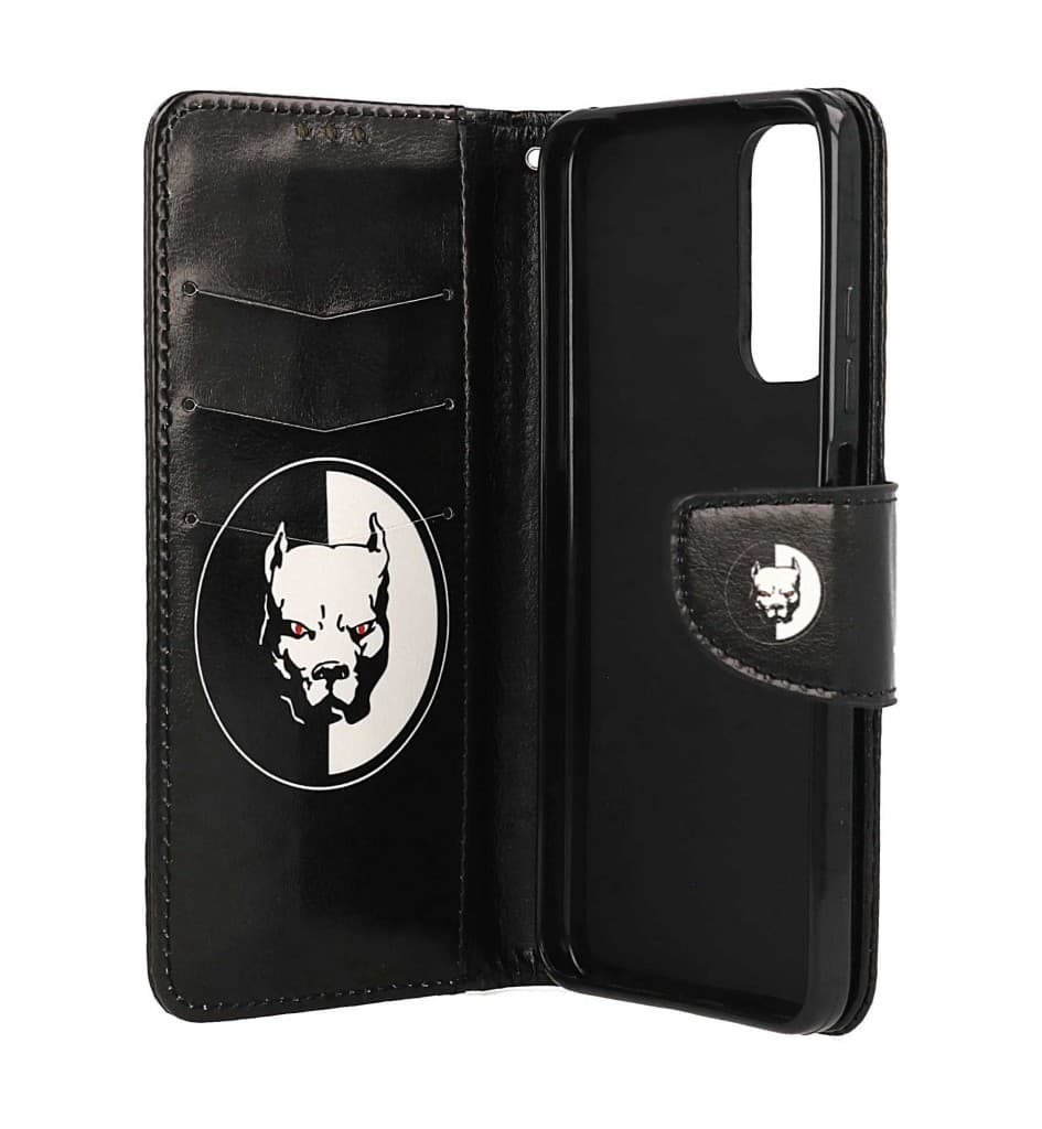 Pouzdro TopQ Xiaomi Redmi Note 11 knížkové Černobílý pitbull 73674 - náhled 3