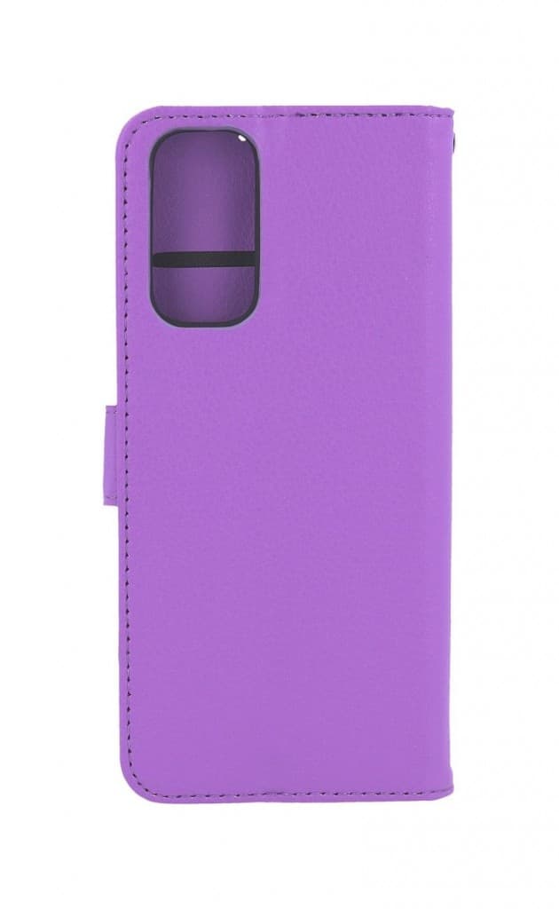 Pouzdro TopQ Xiaomi Redmi Note 11 knížkové fialové s přezkou 73690 - náhled 2