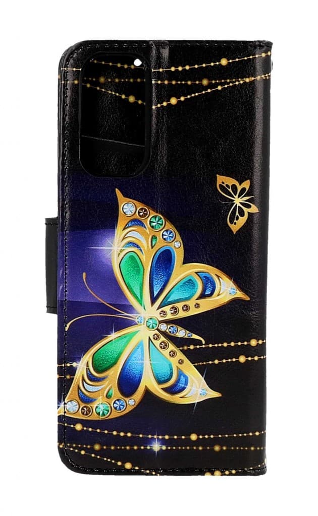 Pouzdro TopQ Xiaomi Redmi Note 11 knížkové Zlatý motýl 73644 - náhled 2