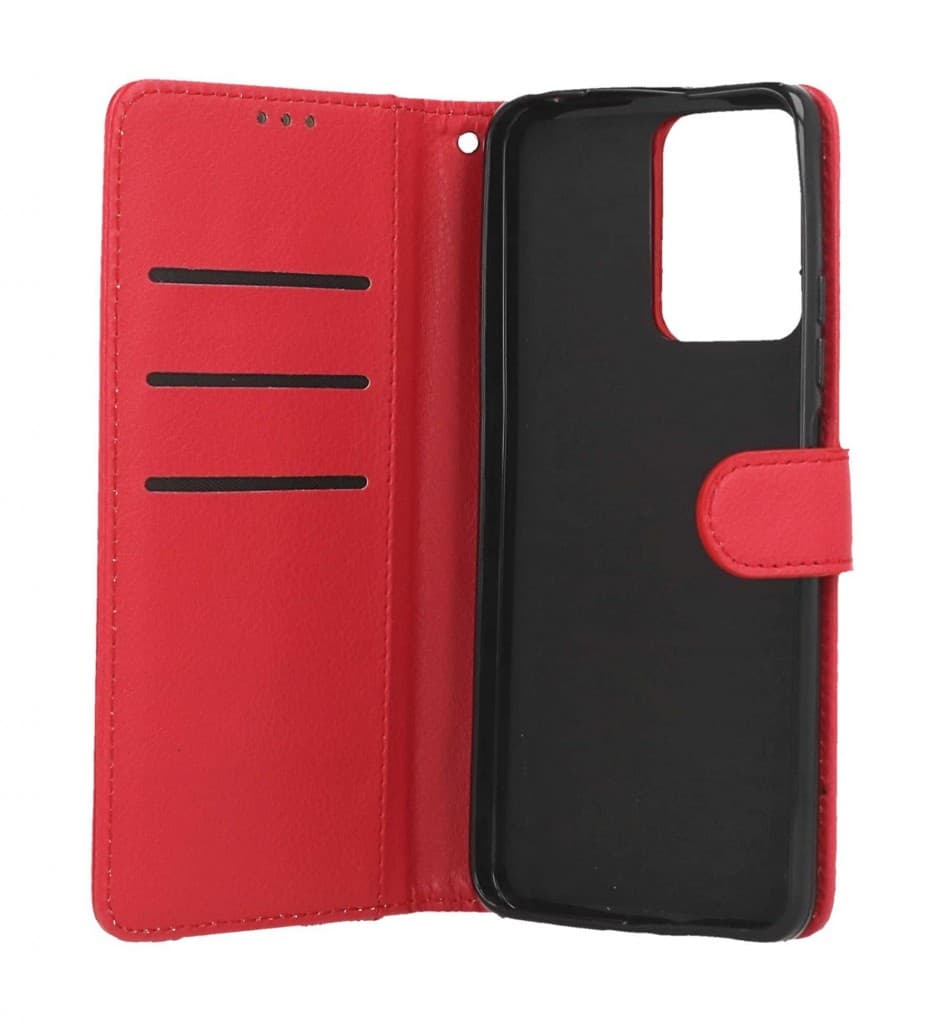 Pouzdro TopQ Xiaomi Redmi Note 12 knížkové červené s přezkou 95405 - náhled 3
