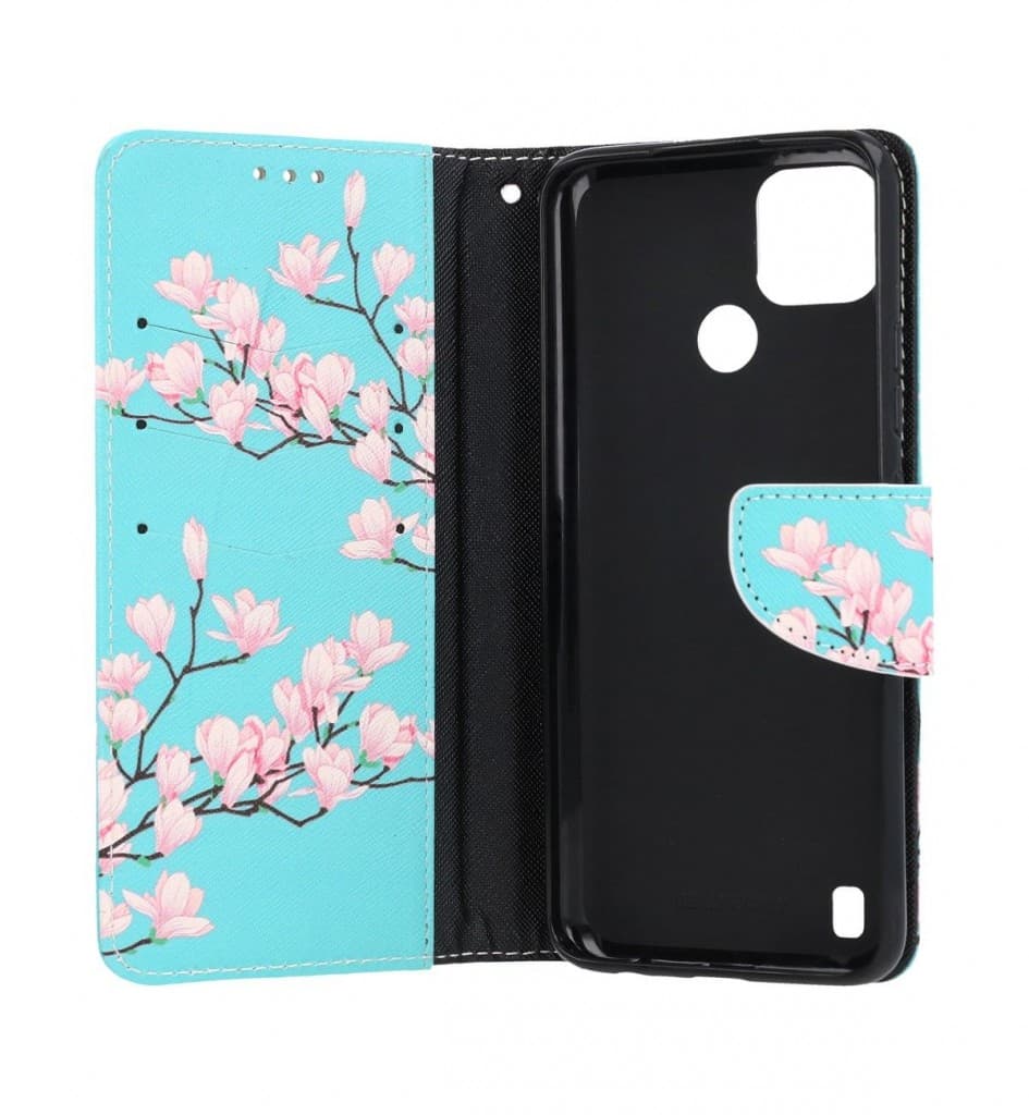Pouzdro TopQ Realme C21Y knížkové Magnolie 70251 - náhled 3
