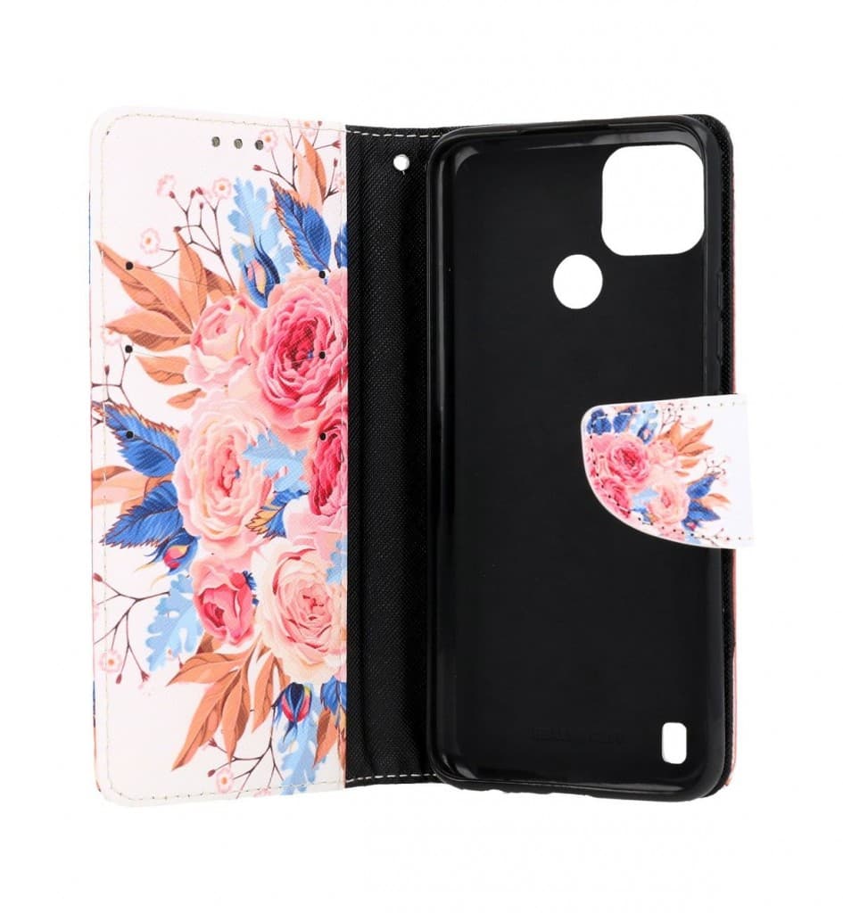 Pouzdro TopQ Realme C25Y knížkové Kytice 70332 - náhled 3