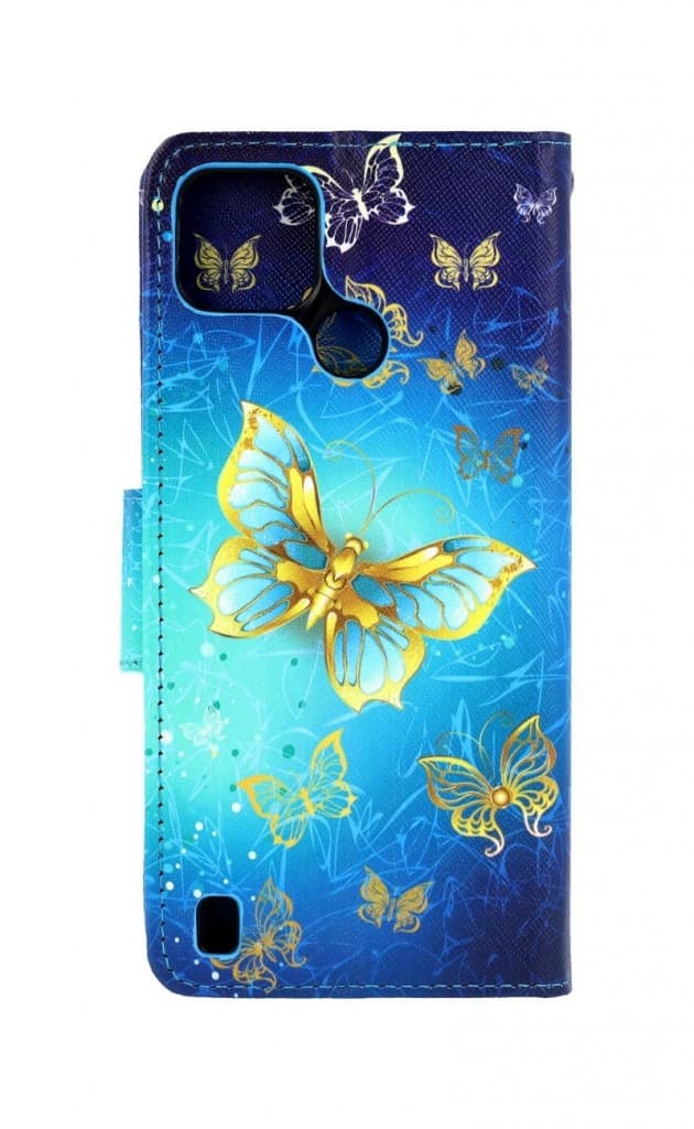 Pouzdro TopQ Realme C25Y knížkové Obloha s motýlky 70341 - náhled 2