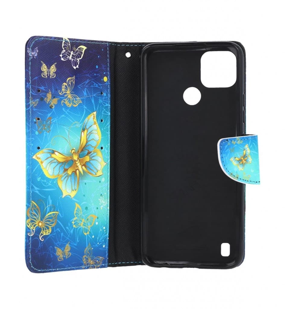 Pouzdro TopQ Realme C25Y knížkové Obloha s motýlky 70341 - náhled 3