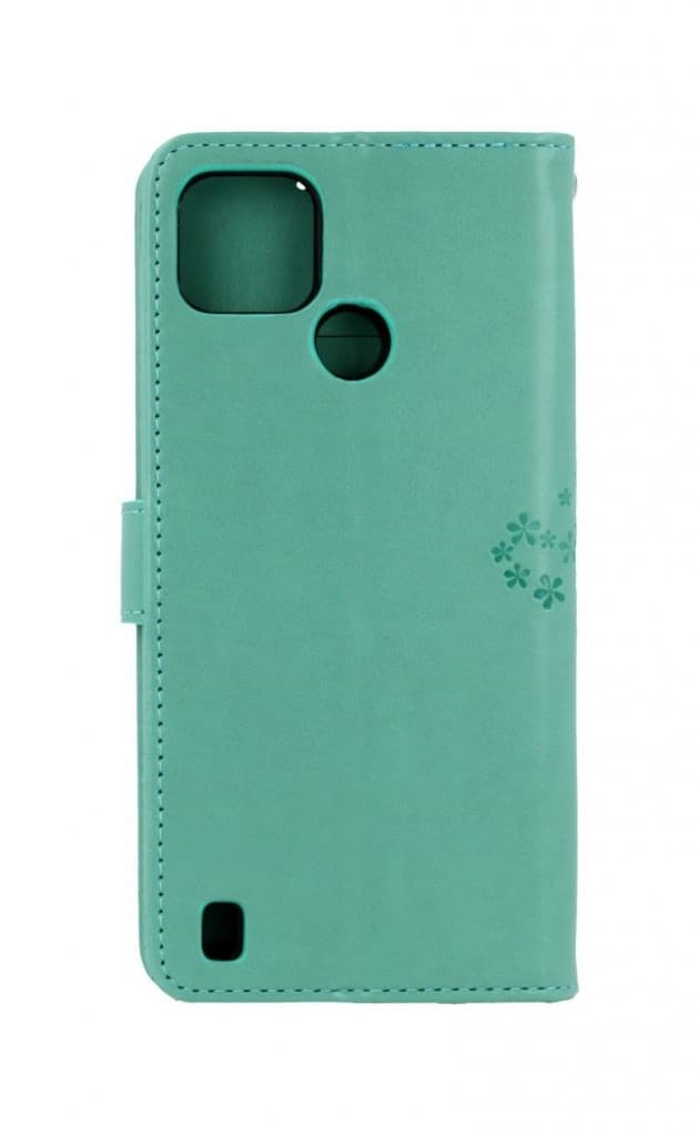 Pouzdro TopQ Realme C25Y knížkové Zelený strom sovičky 70814 - náhled 2