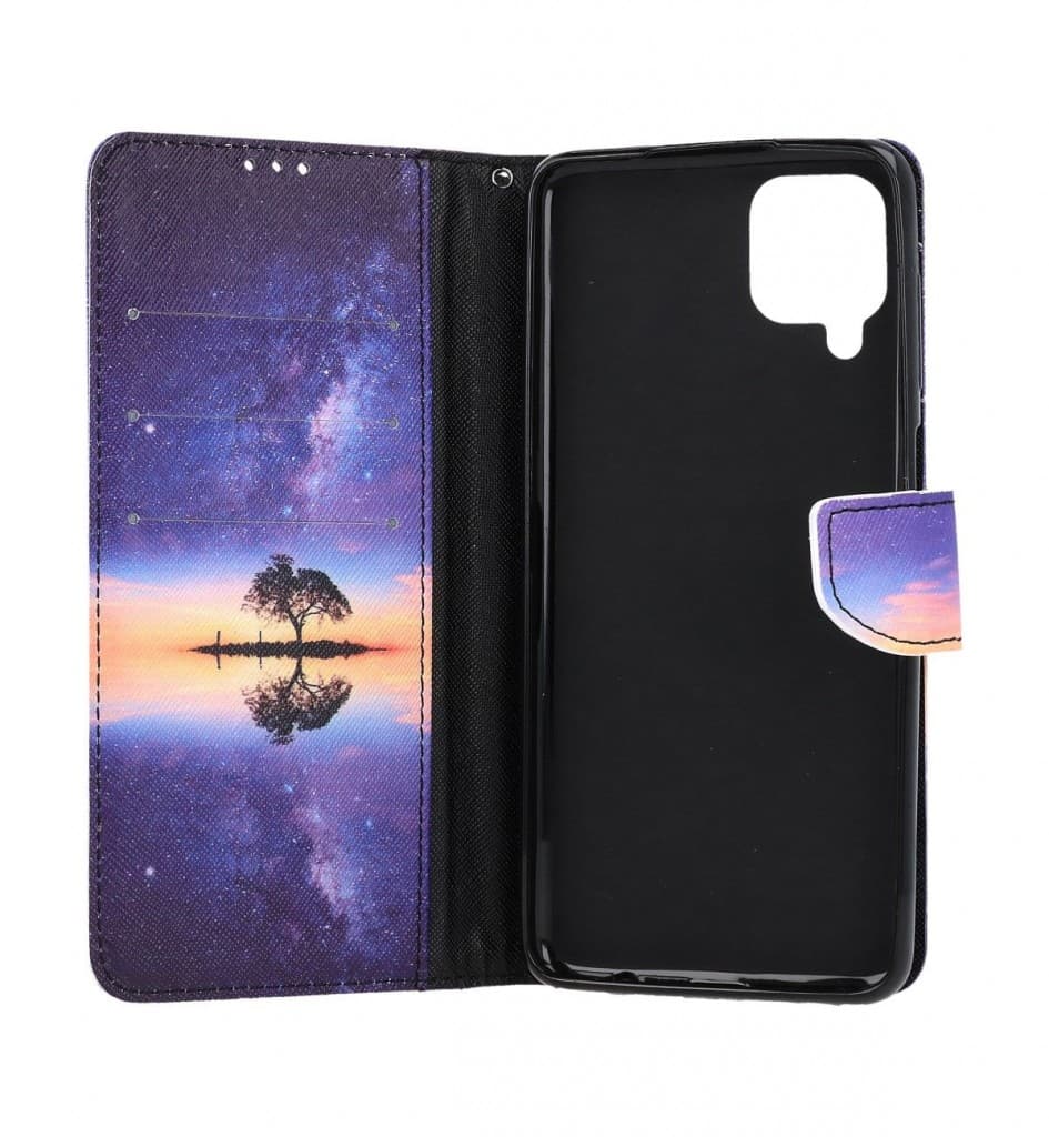 Pouzdro TopQ Samsung A22 knížkové Noční obloha 66282 - náhled 3