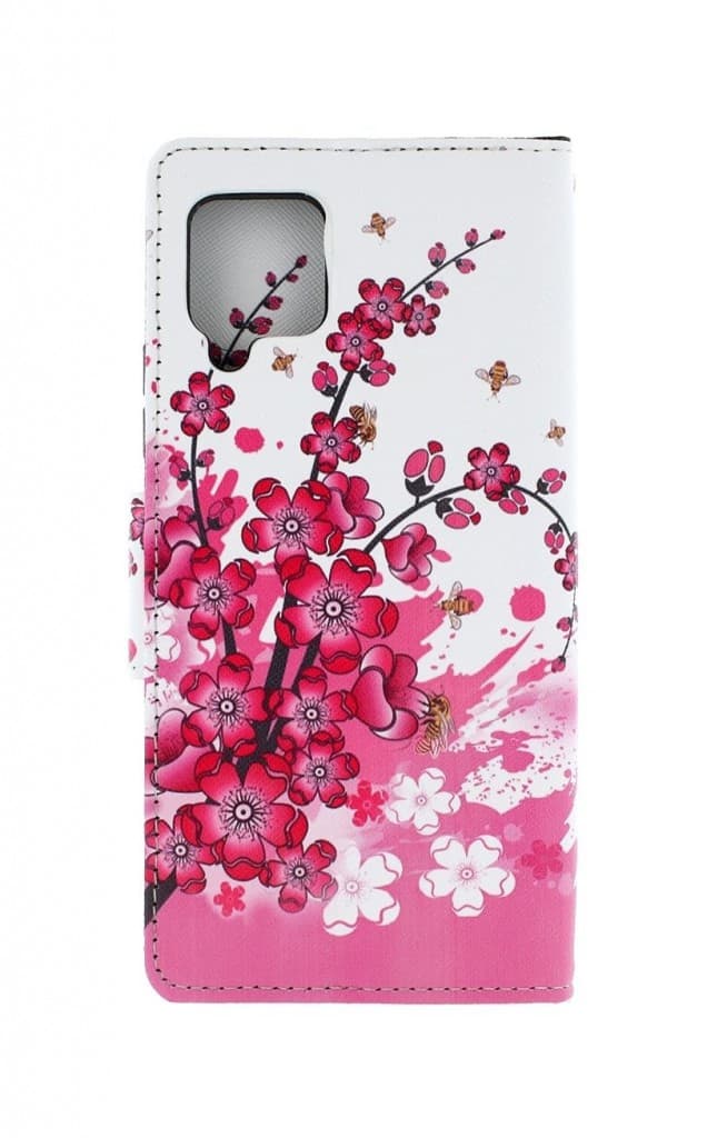 Pouzdro TopQ Samsung A42 knížkové Kytičky textil 55533 - náhled 2