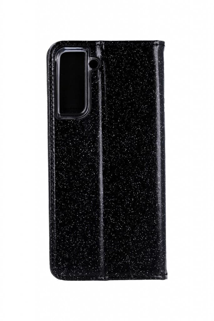 Pouzdro Forcell Samsung S21 Plus knížkové glitter černé 61585 - náhled 2