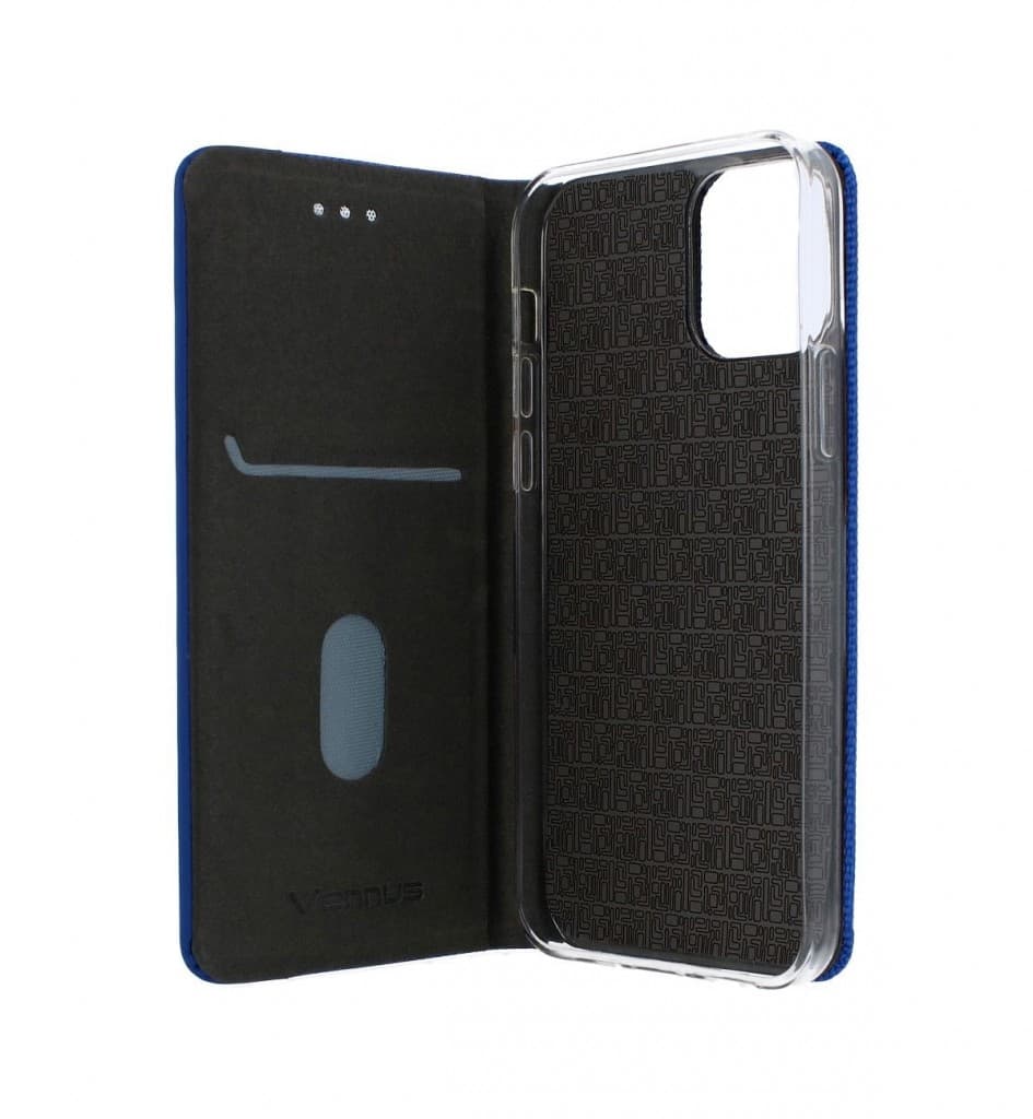 Pouzdro Vennus iPhone 12 Pro knížkové Sensitive Book modré 54155 - náhled 3