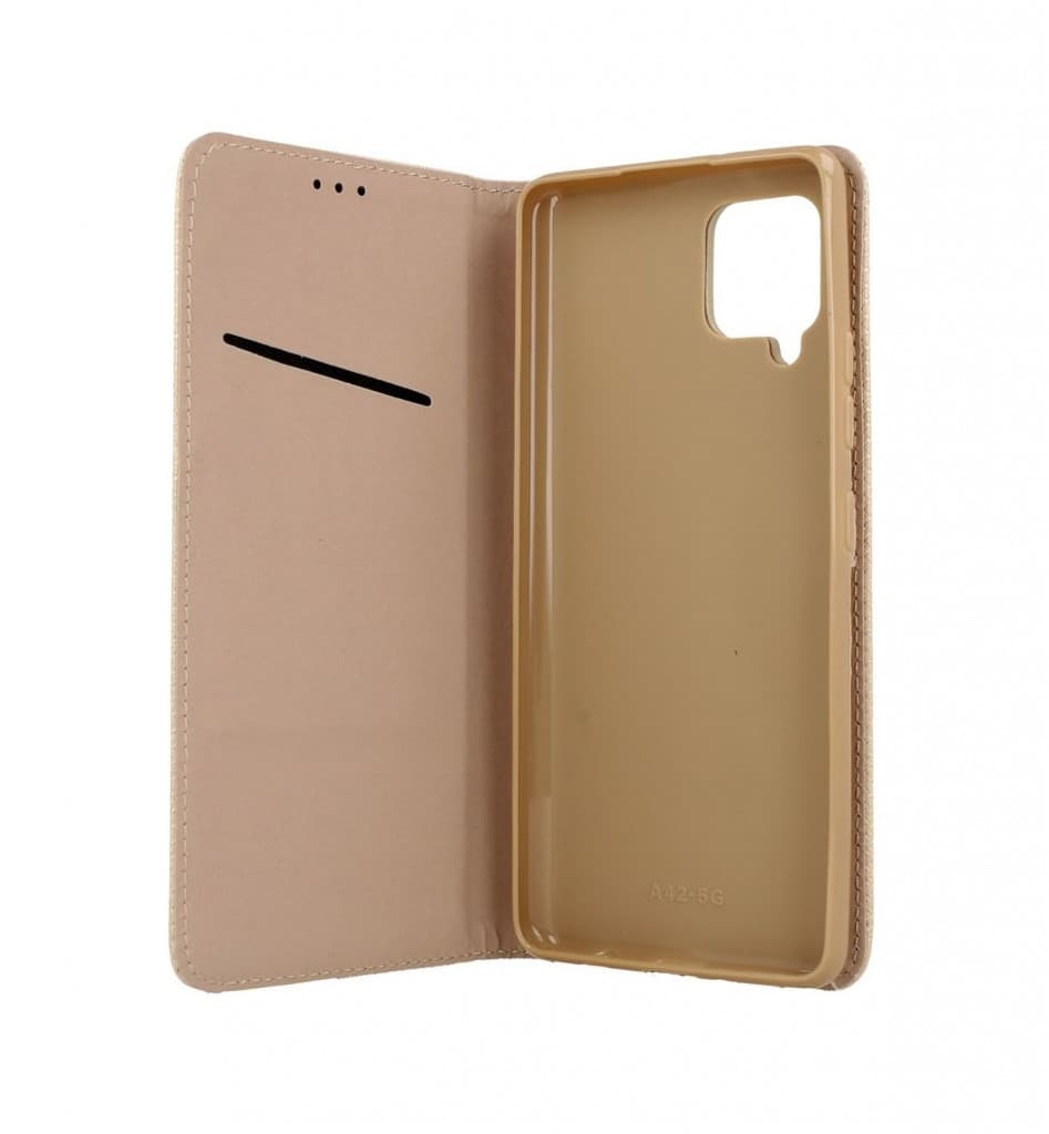 Pouzdro TopQ Samsung A42 Smart Magnet knížkové zlaté 56160 - náhled 3