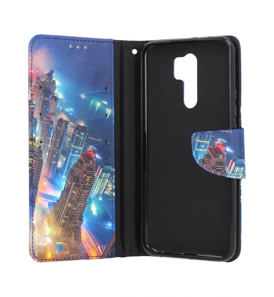 Pouzdro TopQ Xiaomi Redmi 9 knížkové Město 63693 - náhled 3