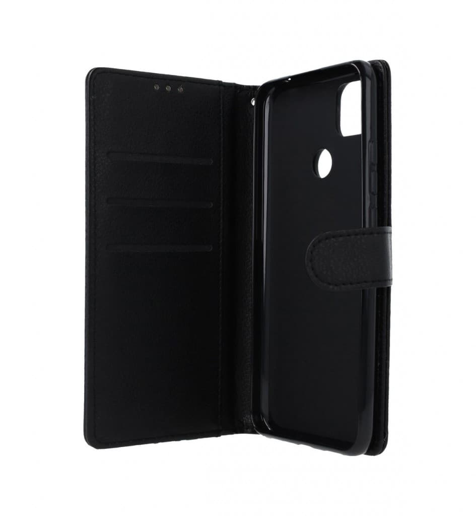 Kryt TopQ Xiaomi Redmi 9C knížkový černý s přezkou 52744 - náhled 3
