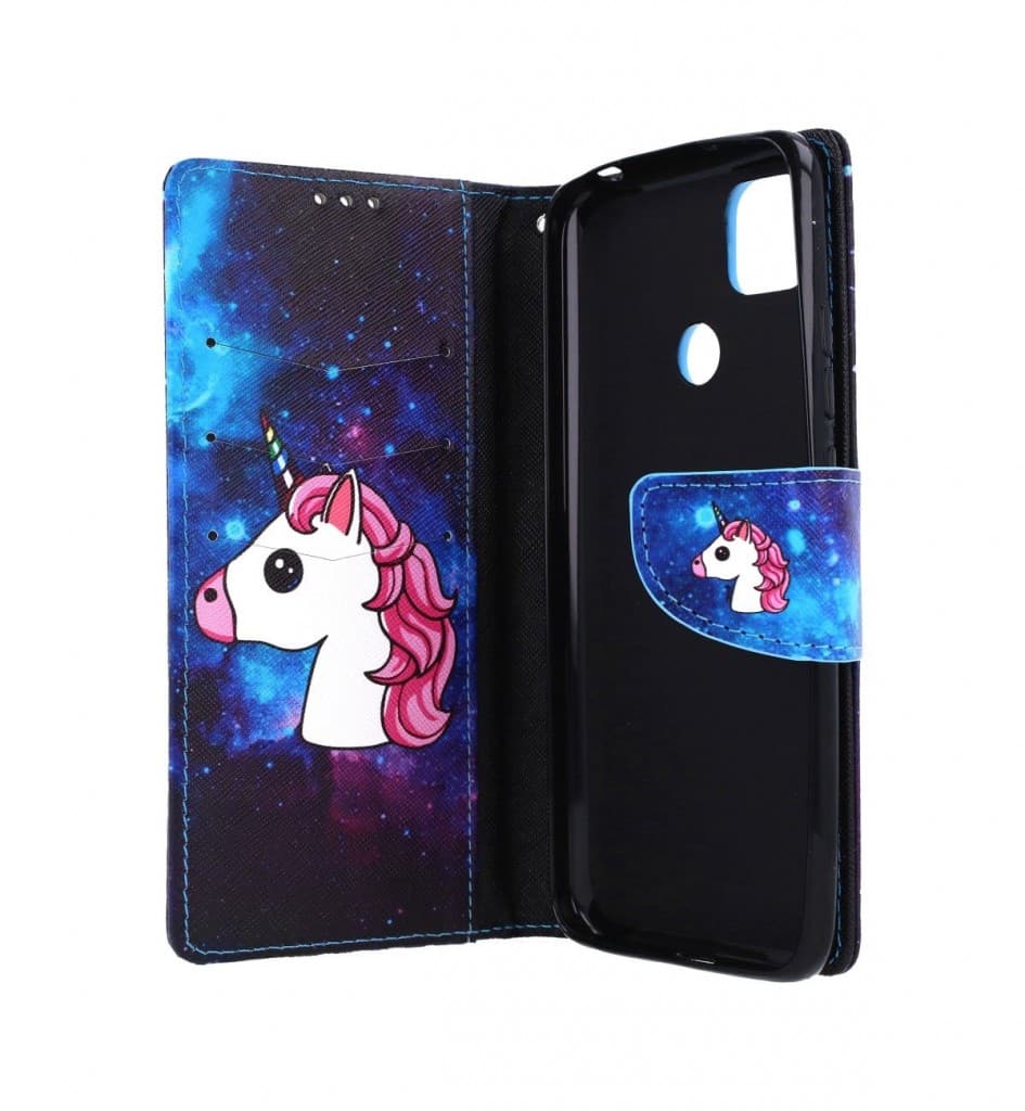Kryt TopQ Xiaomi Redmi 9C knížkový Space Unicorn 52455 - náhled 3