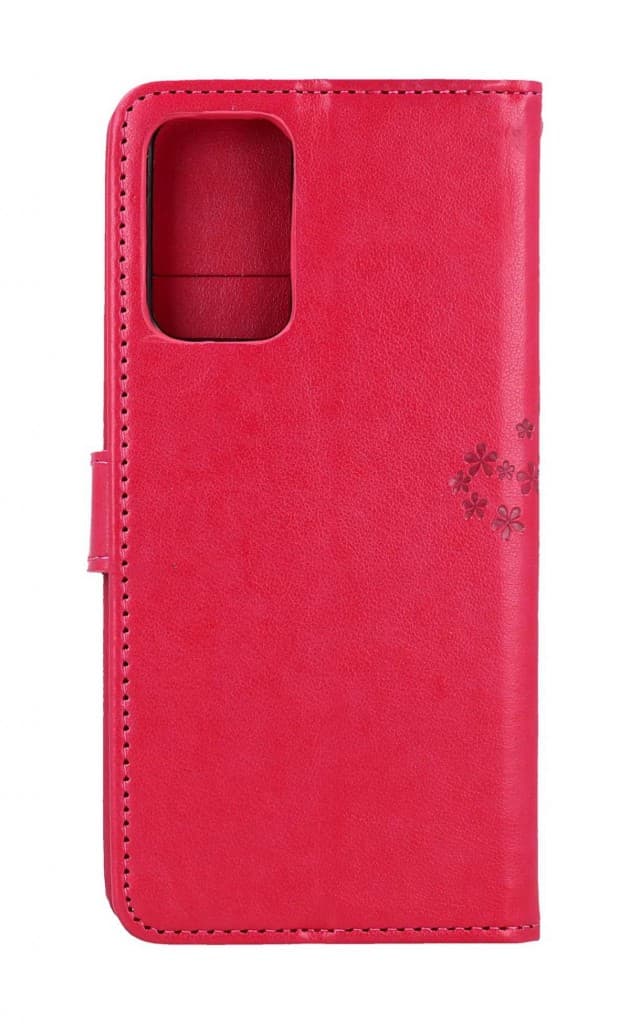 Pouzdro TopQ Xiaomi Redmi Note 12S knížkové Tmavě růžový strom sovičky 106878 - náhled 2