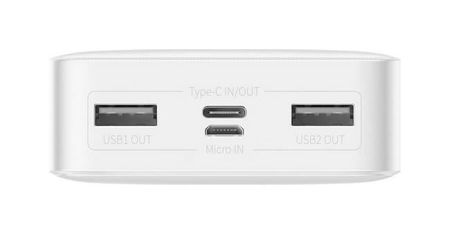 Powerbank Baseus Bipow 20000mAh bílá 15W 68565 - náhled 3