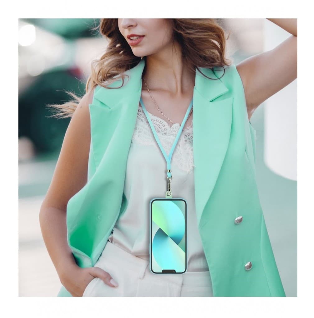 Univerzální šňůrka TopQ Swing na mobil mentolová 125497 - náhled 4