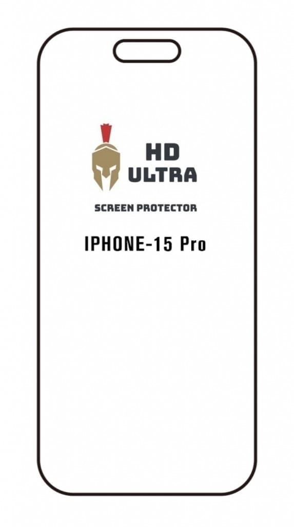 Ochranná fólie HD Ultra Matte Privacy pro iPhone 15 Pro - náhled 2