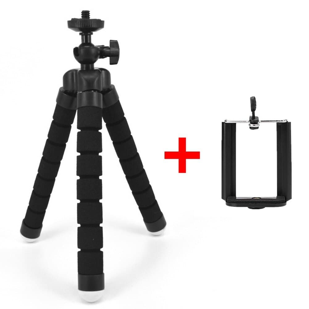 Stativ pro mobilní telefon univerzální černý 17597 - náhled 2