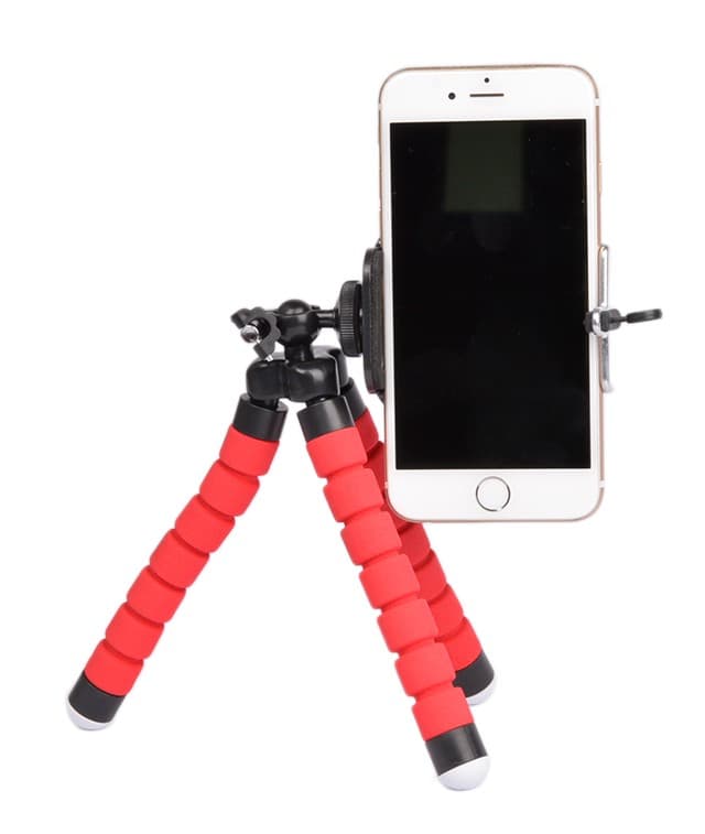 Stativ pro mobilní telefon univerzální červený 17613 - náhled 2
