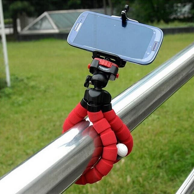 Stativ pro mobilní telefon univerzální červený 17613 - náhled 4