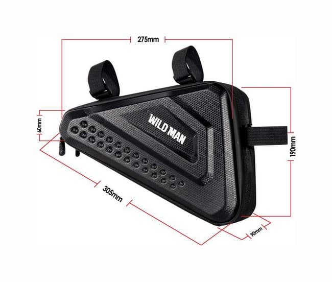 Pouzdro WildMan ES19 pro mobilní telefon na rám kola černé 3L 70739 - náhled 2