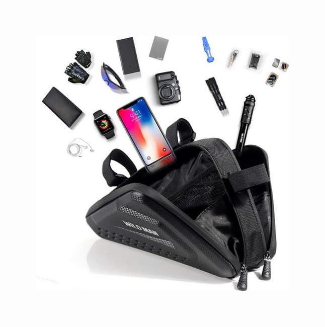 Pouzdro WildMan ES19 pro mobilní telefon na rám kola černé 3L 70739 - náhled 3