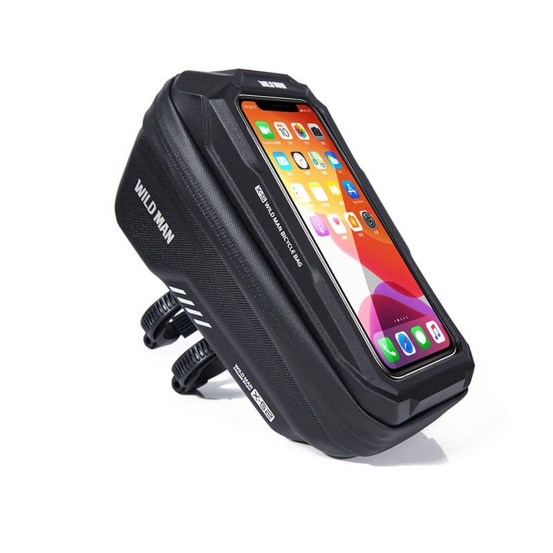 Pouzdro WildMan XS2 pro mobilní telefon na rám kola černé 1L 75258 - náhled 2