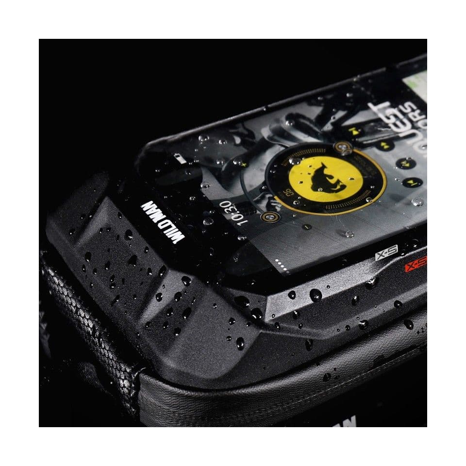 Pouzdro WildMan XS2 pro mobilní telefon na rám kola černé 1L 75258 - náhled 5