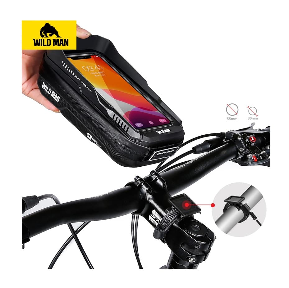 Pouzdro WildMan XT3 na řídítka kola černé 0,6L 97606 - náhled 3