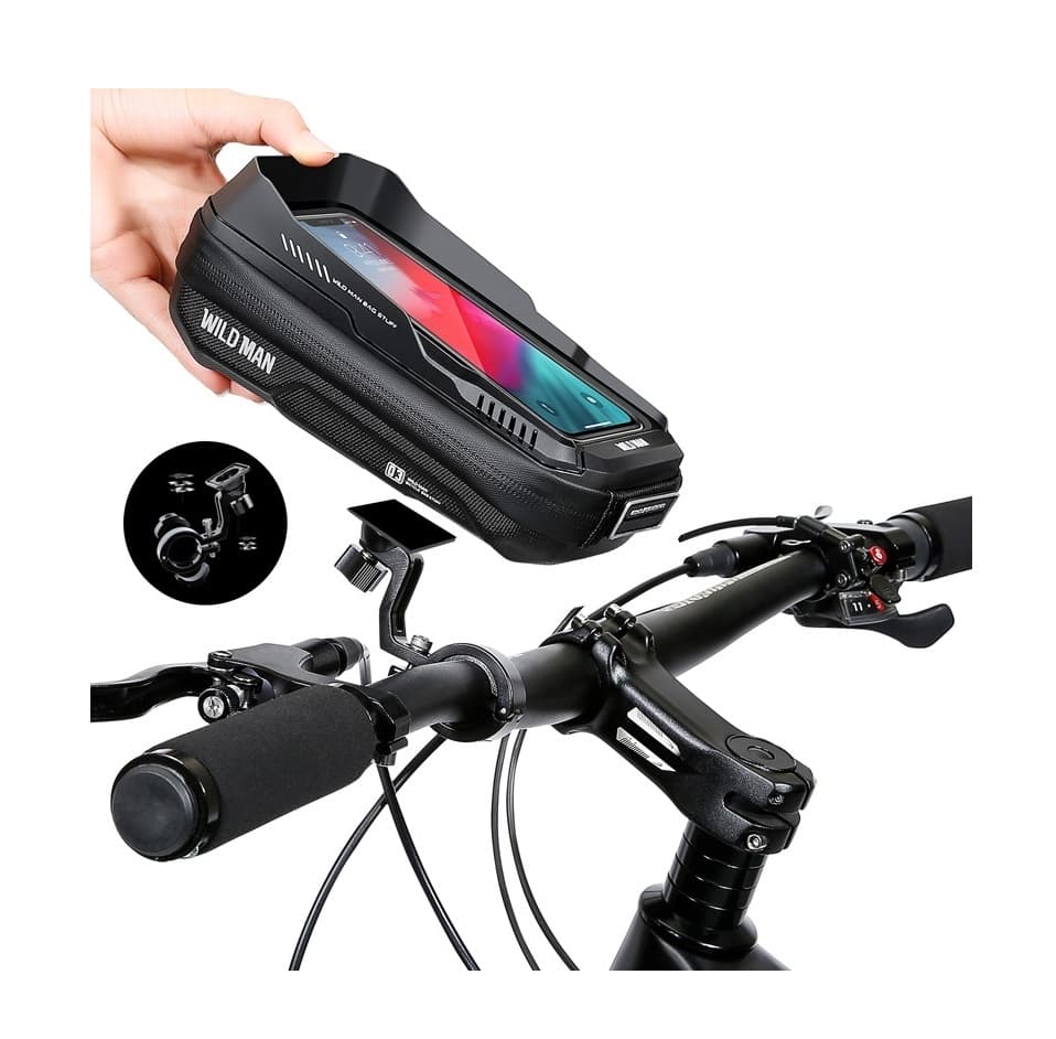 Pouzdro WildMan XT3S na řídítka kola černé 0,5L 9789875604643 - náhled 2
